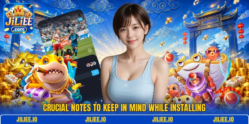 Crucial notes to keep in mind while installing Crucial notes to keep in mind while installing