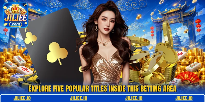 Explore five popular titles inside this betting area