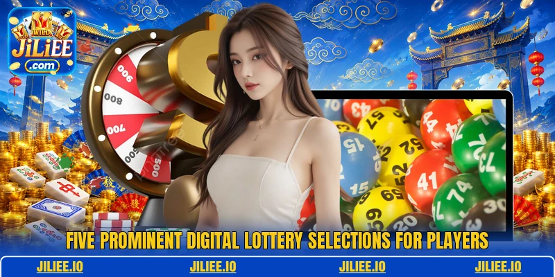 Five prominent digital lottery selections for players