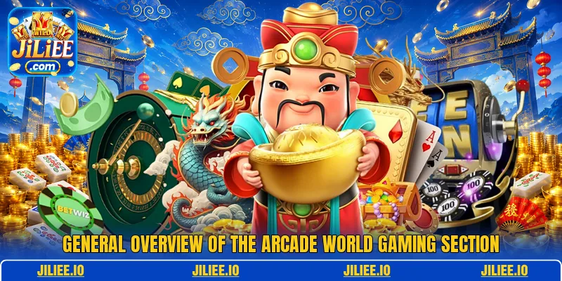 General overview of the Arcade World gaming section